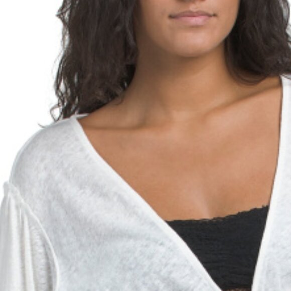 NWT Free People Let's Go LINEN Blouse  2512 - Picture 6 of 6